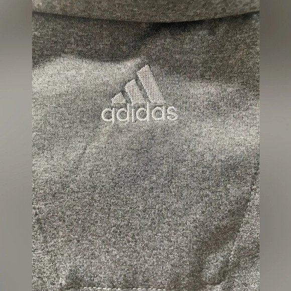 Adidas Golf Grey Polo, Size Medium, Very Good Condition, CLIMALITE - Picture 2 of 5